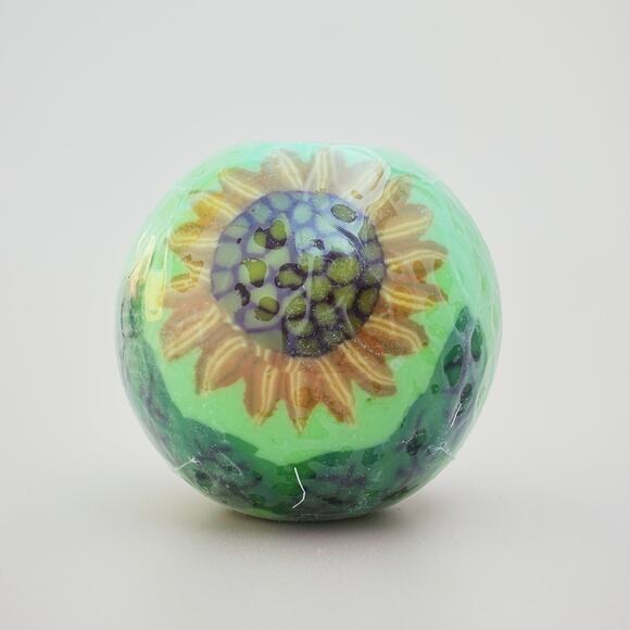 2 RARE Vintage Lifelines Hand Sculpted Sunflower Candle NEW IN BOX - Picture 3 of 11